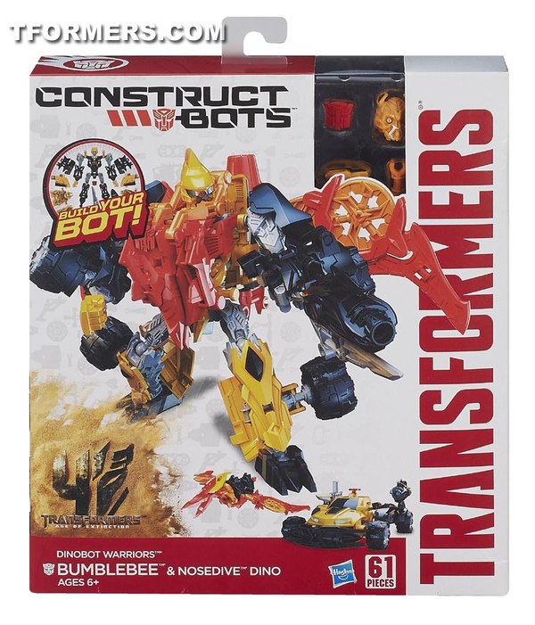 TRANSFORMERS CONSTRUCT BOTS WARRIORS BUMBLEBEE & NOSEDIVE A7065 Package (25 of 39)